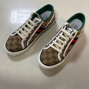 Gucci Women's Brown Canvas Sneakers
